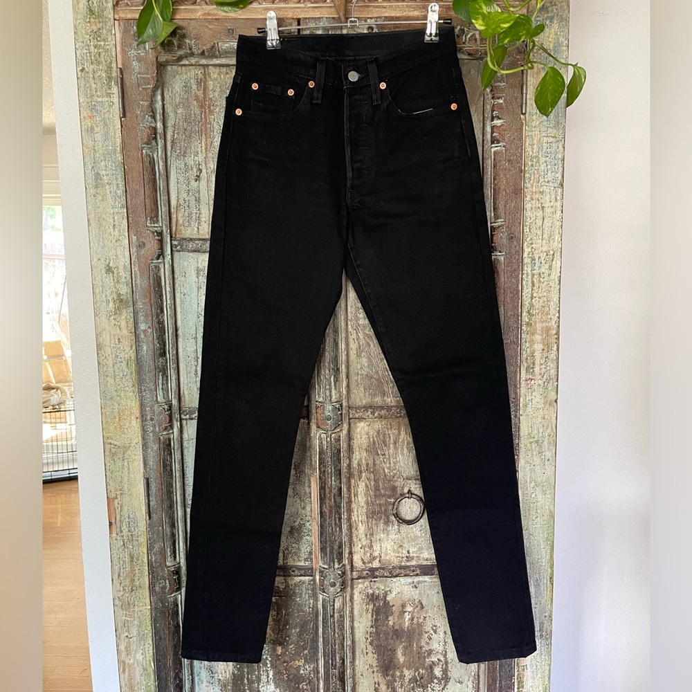 Levi’s 501 Skinny Jeans In Black